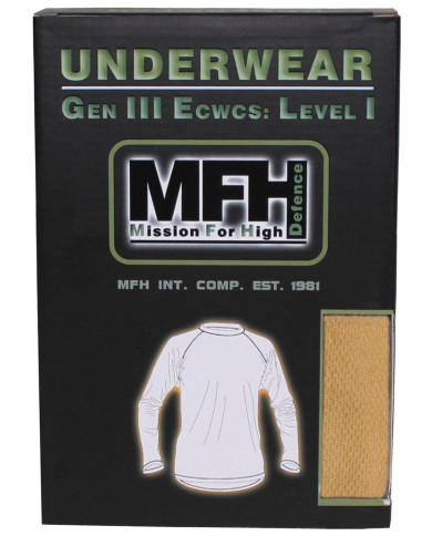 US Undershirt, Level I, GEN III, coyote tan