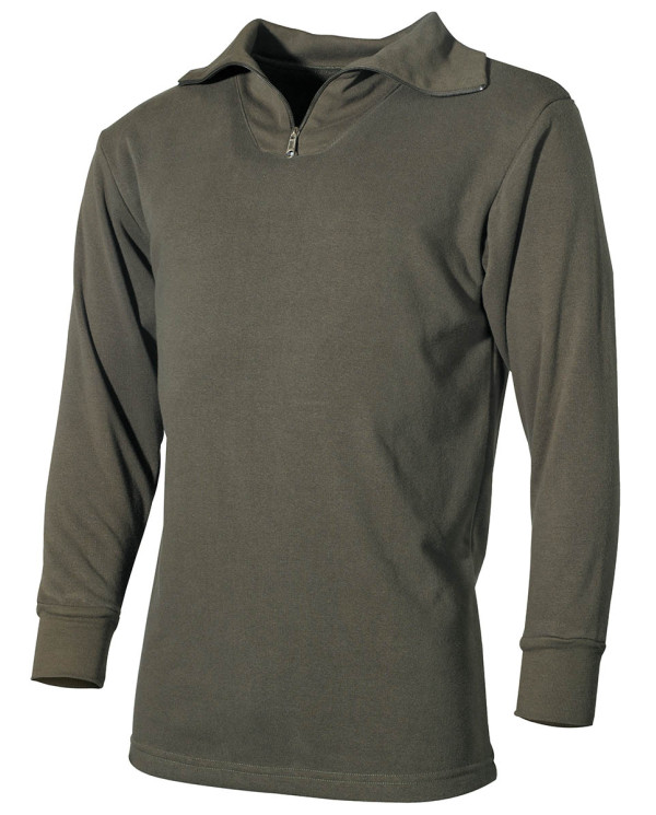 BW Plush Tricot Shirt, OD green