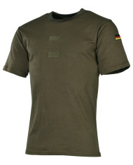 BW Undershirt Tropical, OD green, loop panels, nationality badges