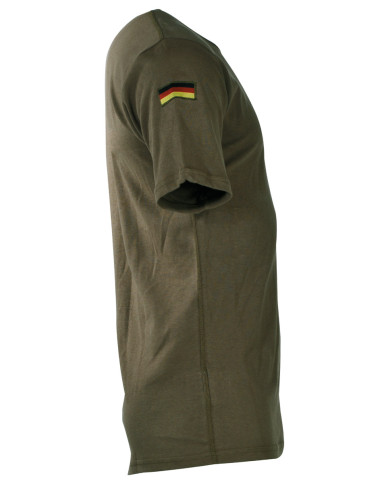 BW Undershirt Tropical, OD green, loop panels, nationality badges