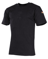 BW Undershirt Tropical, black, loop panels, nationality badges