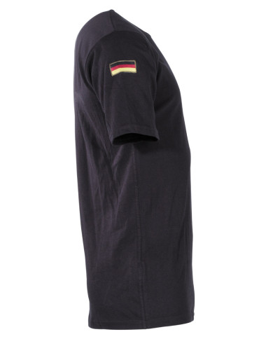 BW Undershirt Tropical, black, loop panels, nationality badges
