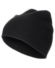 Knitted Hat, "Beanie", Rip, black, extra short
