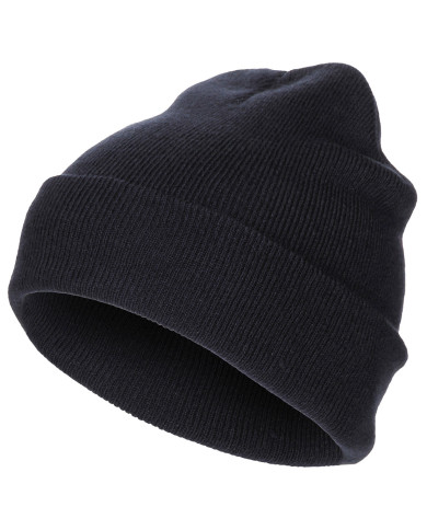 Watch Hat, Acrylic, blue, fine knit