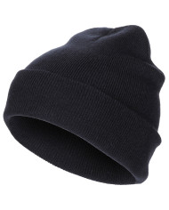 Watch Hat, Acrylic, blue, fine knit