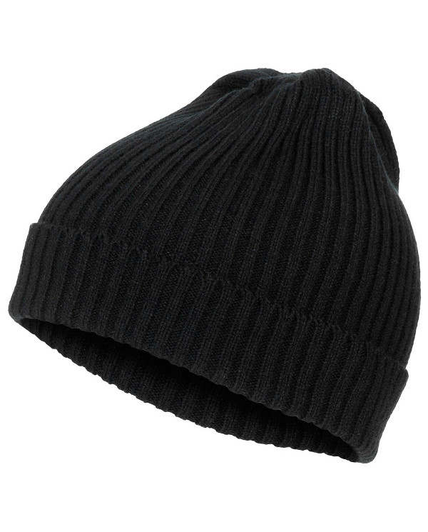 Watch Hat, Acrylic, black, Rip, short