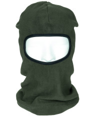 Balaclava, 1 hole, OD green, Polyester-fleece