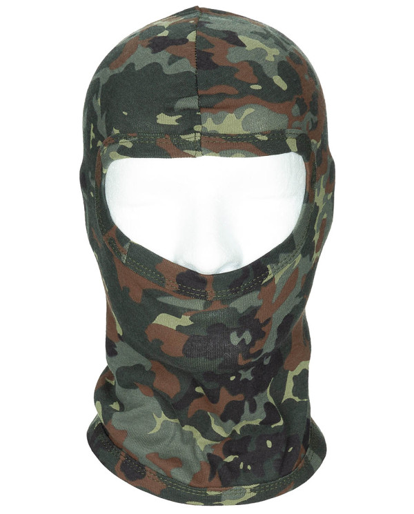 Balaclava, 1 hole, thin, flecktarn, 100 % Cotton
