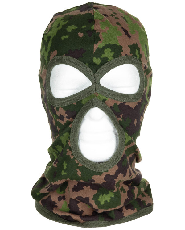 Balaclava, 3 hole, thin, M05 camo, 100 % Cotton