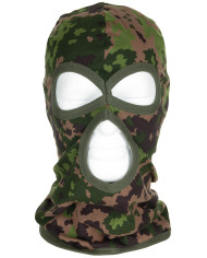 Balaclava, 3 hole, thin, M05 camo, 100 % Cotton