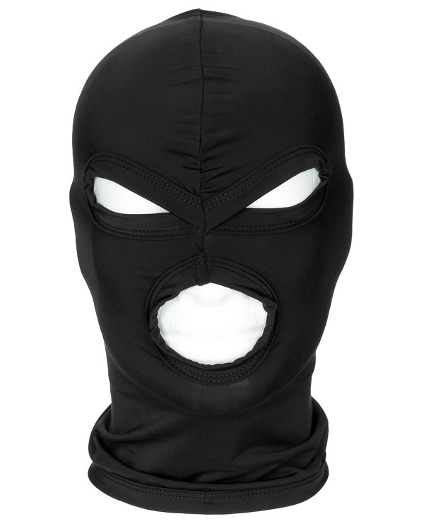 Balaclava, 3 hole, thin, black