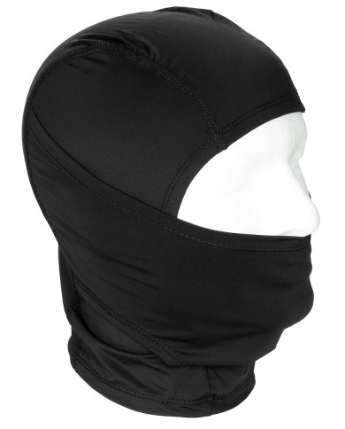 Balaclava, slit, thin, black