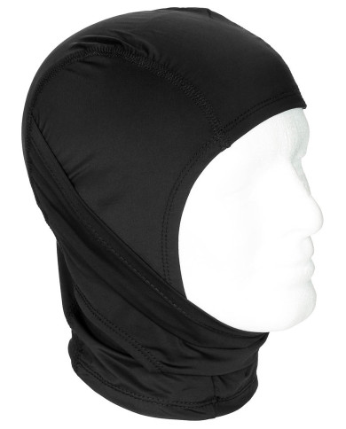 Balaclava, slit, thin, black