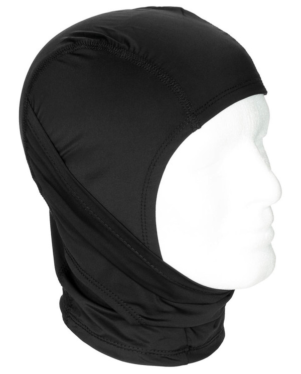 Balaclava, slit, thin, black
