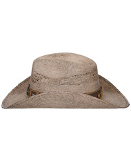 Straw Hat, "Colorado", with hat band, brown
