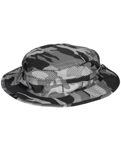 Bush Hat, "Mesh Boonie", grey camo