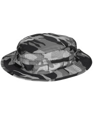 Bush Hat, "Mesh Boonie", grey camo