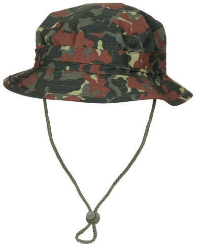 GB Bush Hat, chin strap, SF Boonie, Rip Stop, flecktarn