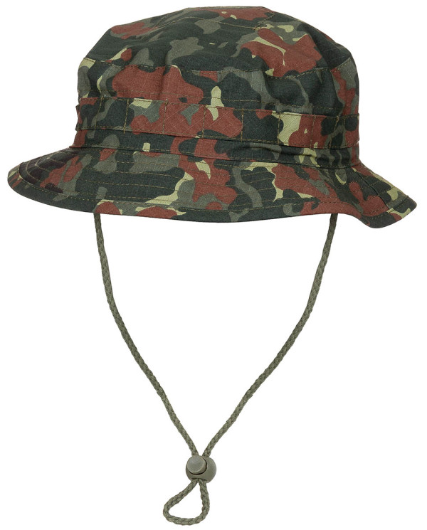 GB Bush Hat, chin strap, SF Boonie, Rip Stop, flecktarn