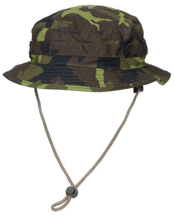 GB Bush Hat, chin strap, SF Boonie, Rip Stop, CZ camo