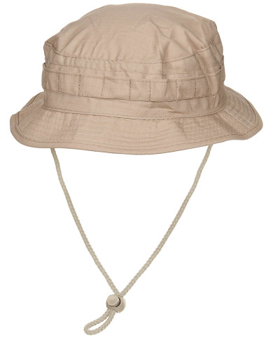 GB Bush Hat, chin strap, SF Boonie, Rip Stop, khaki