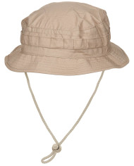 GB Bush Hat, chin strap, SF Boonie, Rip Stop, khaki