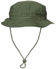 GB Bush Hat, chin strap, SF Boonie, Rip Stop, OD green