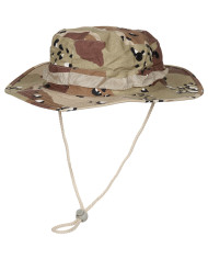 US GI Bush Hat, chin strap, GI Boonie, Rip Stop, 6-colour desert