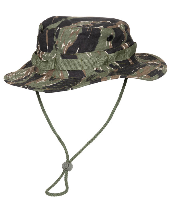 US GI Bush Hat, chin strap, GI Boonie, Rip Stop, tiger stripe