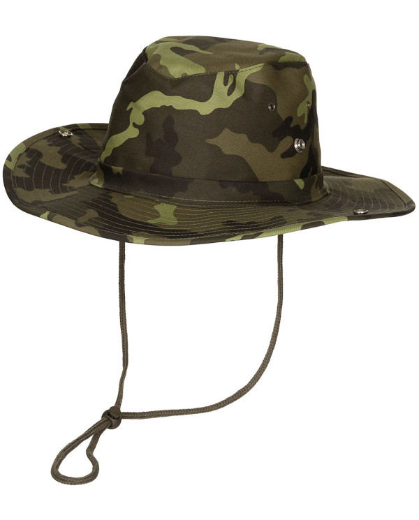 Bush Hat, M 95 CZ camo, chin strap, foldable brim