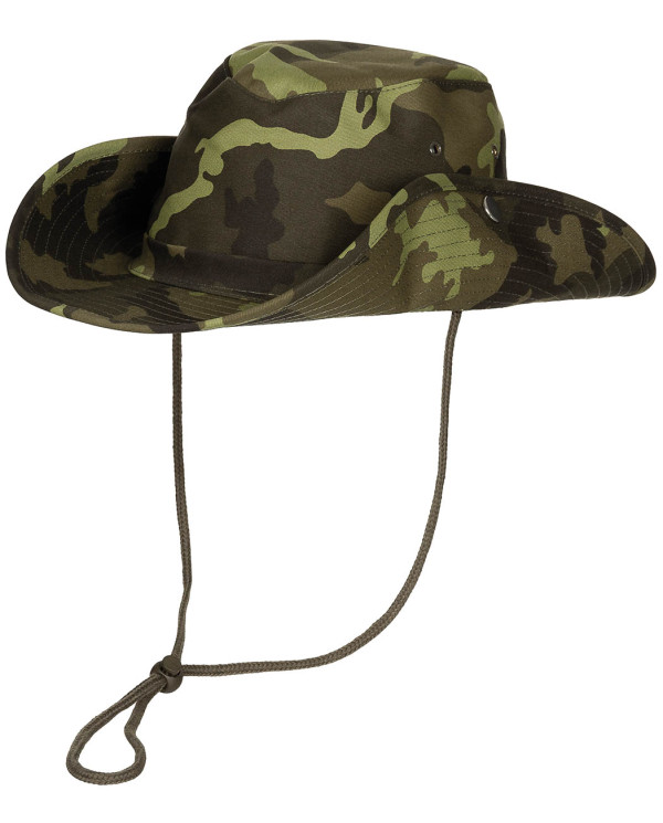 Bush Hat, M 95 CZ camo, chin strap, foldable brim