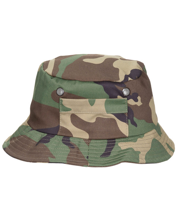 Fisher Hat,  small side pocket, woodland
