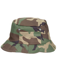 Fisher Hat,  small side pocket, woodland