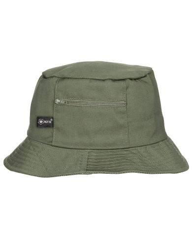 Fisher Hat, small side pocket, OD green