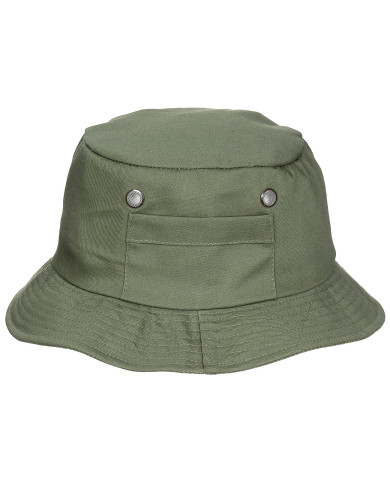 Fisher Hat, small side pocket, OD green