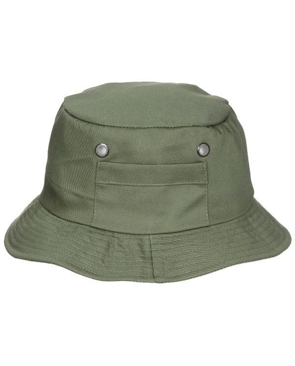 Fisher Hat, small side pocket, OD green