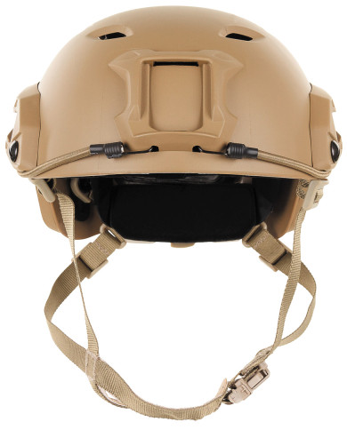 US Helmet, FAST-paratroopers , coyote tan, rails, ABS-plastic