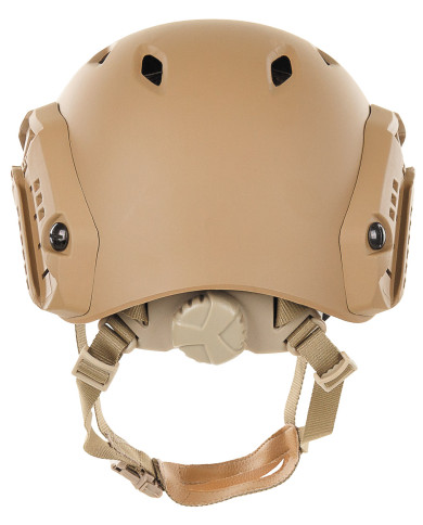US Helmet, FAST-paratroopers , coyote tan, rails, ABS-plastic