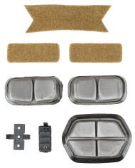 US Helmet, FAST-paratroopers , coyote tan, rails, ABS-plastic