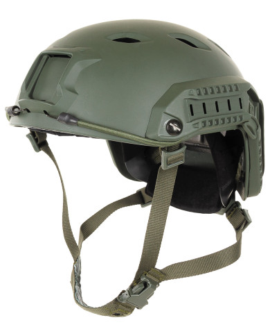 US Helmet, FAST-paratroopers , OD green, rails, ABS-plastic