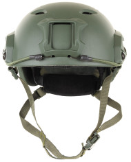 US Helmet, FAST-paratroopers , OD green, rails, ABS-plastic