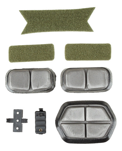 US Helmet, FAST-paratroopers , OD green, rails, ABS-plastic
