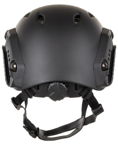 US Helmet, FAST-paratroopers, black, rails, ABS-plastic