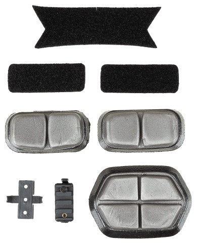 US Helmet, FAST-paratroopers, black, rails, ABS-plastic