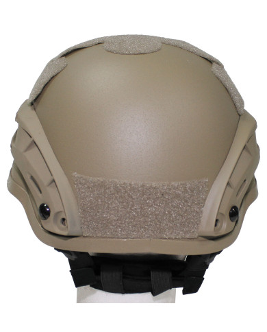 US Helmet, "MICH 2002", rails, coyote tan, ABS-plastic
