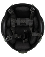 US Helmet, "MICH 2002", rails, OD green, ABS-plastic
