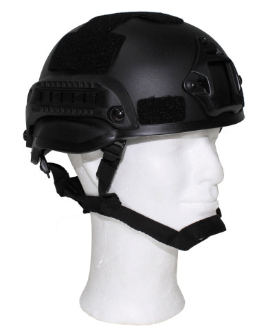 US Helmet, "MICH 2002", rails, black, ABS-plastic