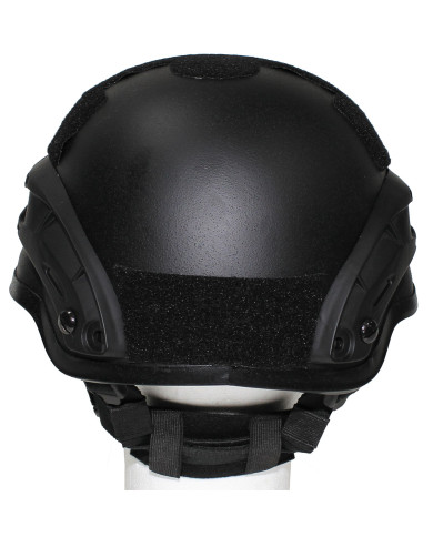 US Helmet, "MICH 2002", rails, black, ABS-plastic