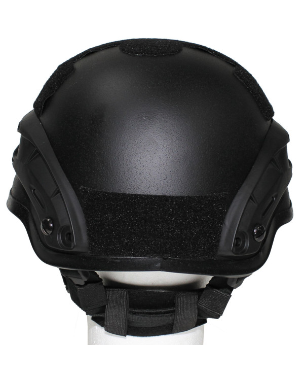 US Helmet, "MICH 2002", rails, black, ABS-plastic