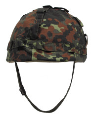 US Plastic Helmet, with cover, flecktarn